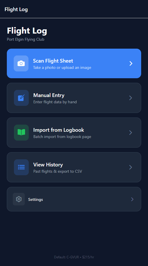 Flying Club Invoice Automation