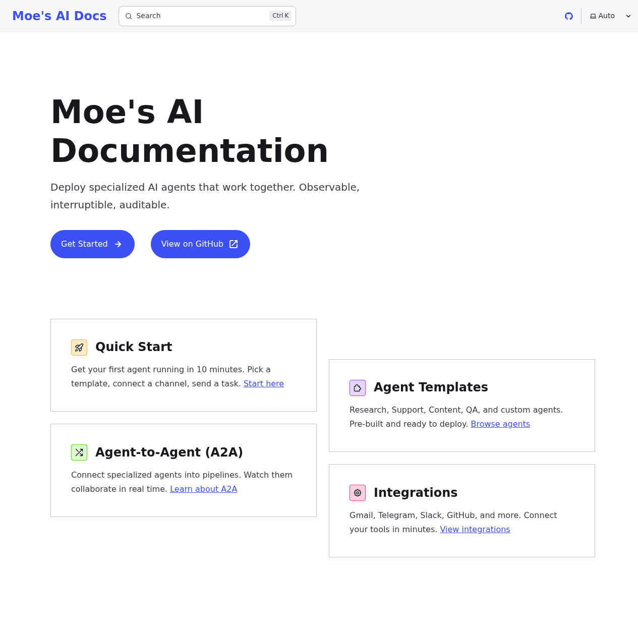 Moe's AI Documentation