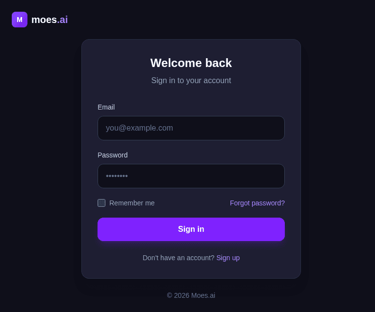 Moe's AI Agent Platform
