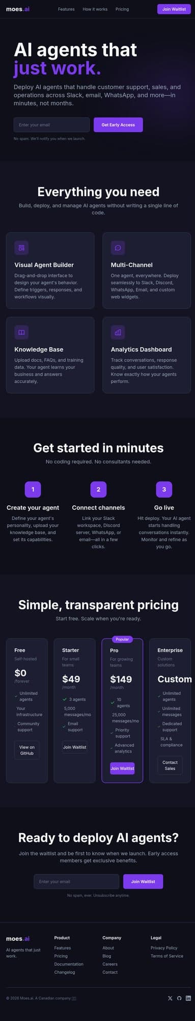 Moe's AI Marketing Site